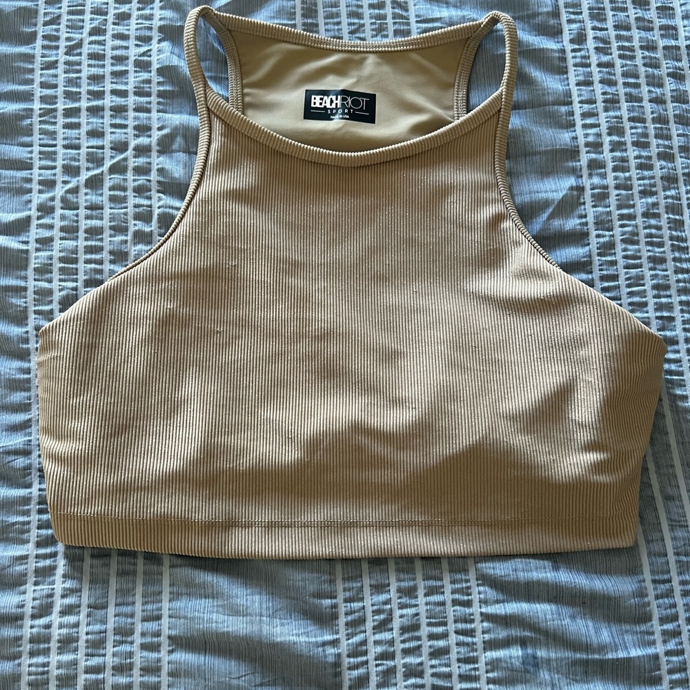 Beach Riot Glitter Anna Crop Tank size XL